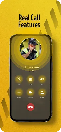 Скриншот 3 — Police Siren Sound & Fake Call