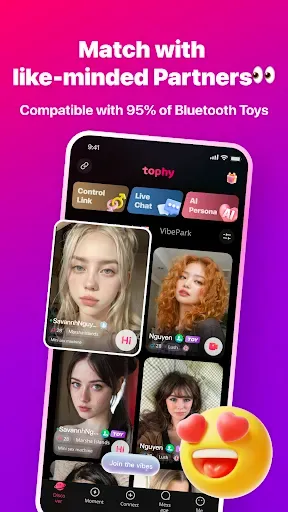 Скриншот 2 — Tophy - Match,Chat,Dating