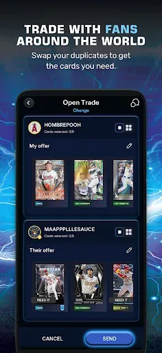 Скриншот 5 — Topps® BUNT® MLB Card Trader