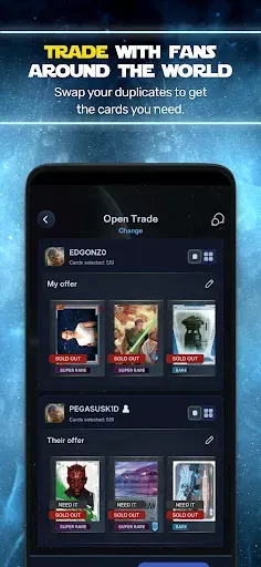 Скриншот 3 — Star Wars Card Trader by Topps