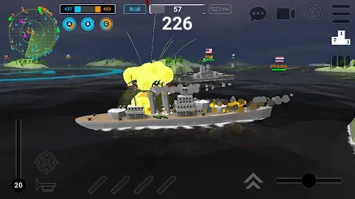 Скриншот 2 — Ships of Glory: Warship Battle