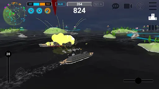Скриншот 3 — Ships of Glory: Warship Battle