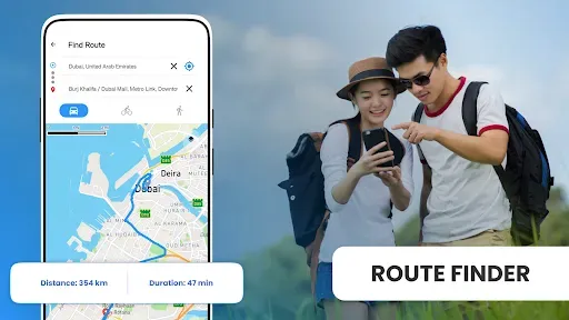 Скриншот 3 — жива спутниковая 3д gps карта