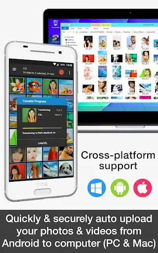 Скриншот 2 — PhotoSync Autotransfer Add-On