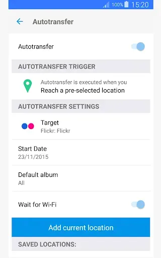 Скриншот 8 — PhotoSync Autotransfer Add-On