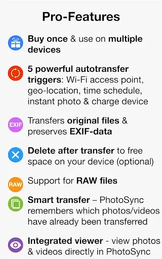 Скриншот 8 — PhotoSync Bundle Add-On