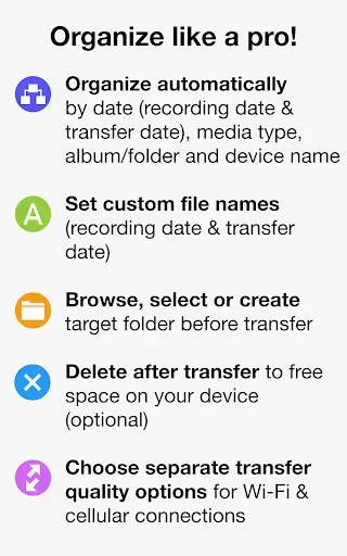 Скриншот 5 — PhotoSync NAS Add-On