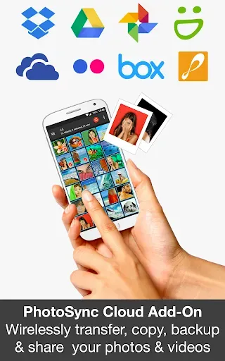 Скриншот 1 — PhotoSync Cloud Add-On