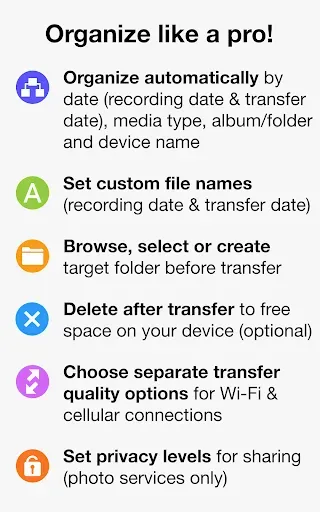 Скриншот 5 — PhotoSync Cloud Add-On