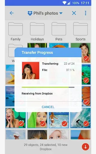 Скриншот 7 — PhotoSync Cloud Add-On