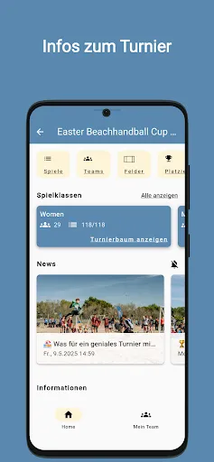Скриншот 2 — Beachhandballcup.com