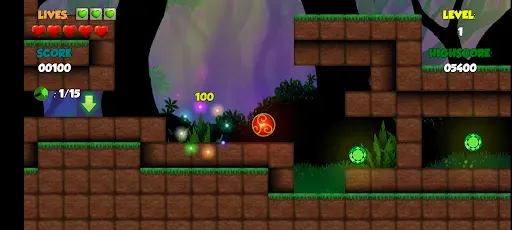 Скриншот 1 — Red the Ball 1