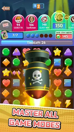 Скриншот 3 — Match Puzzle - PVP Match 3