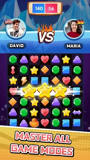 Скриншот 4 — Match Puzzle - PVP Match 3