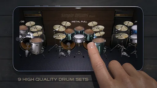 Скриншот 2 — Simple Drums Basic - 3D Drums