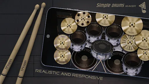 Скриншот 2 — Drums Maker: Drum simulator