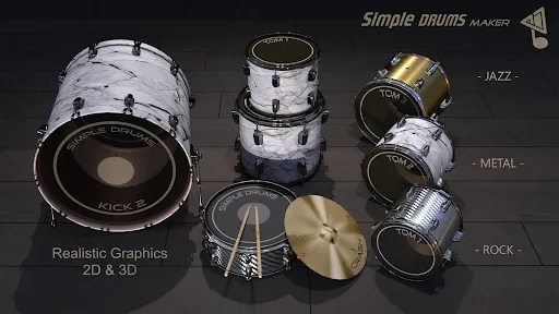 Скриншот 4 — Drums Maker: Drum simulator