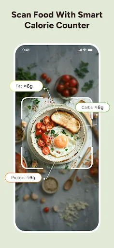 Скриншот 1 — AI Calorie & Diet Tracker