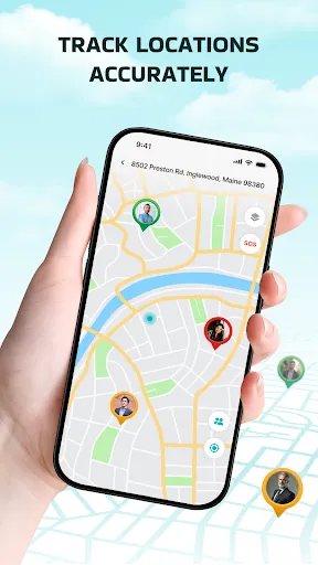 Скриншот 1 — Live GPS Tracker - Locator