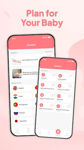 Скриншот 2 — Pregnant & Baby Health Tracker