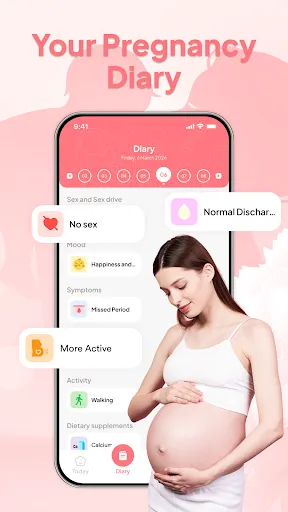 Скриншот 3 — Pregnant & Baby Health Tracker