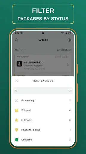 Скриншот 2 — Track Me Fast Package Tracker