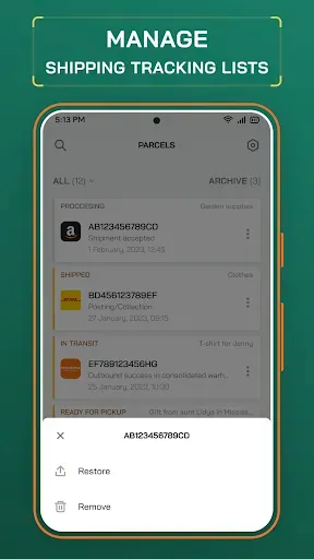 Скриншот 3 — Track Me Fast Package Tracker
