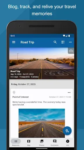 Скриншот 1 — TrackMyTour