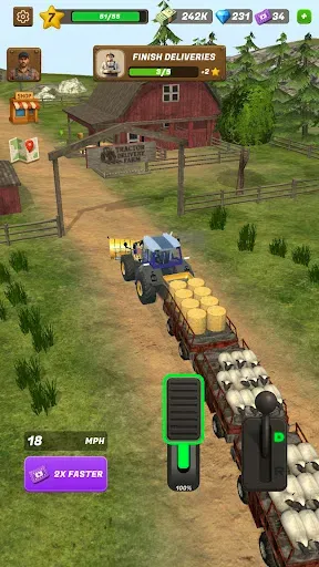 Скриншот 4 — Tractor Delivery Farm