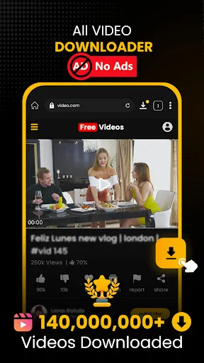 Скриншот 1 — Download Hub, Video Downloader