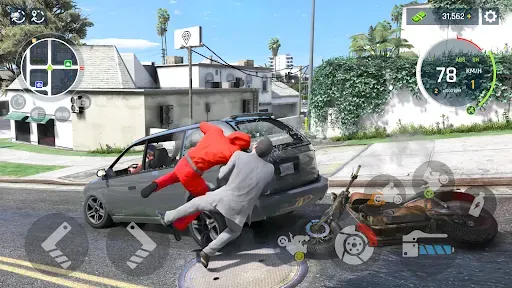 Скриншот 1 — Driving Motor Racing Simulator
