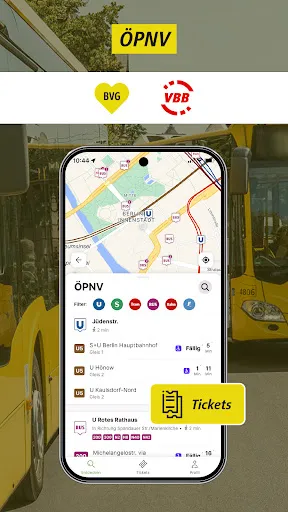 Скриншот 2 — BVG Jelbi: Mobilität in Berlin