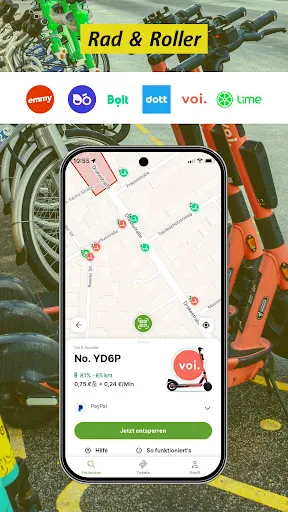 Скриншот 3 — BVG Jelbi: Mobilität in Berlin