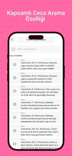 Скриншот 2 — Trafik Ceza Rehberi PRO