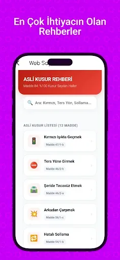 Скриншот 4 — Trafik Ceza Rehberi PRO