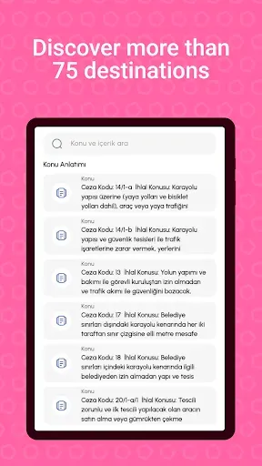 Скриншот 7 — Trafik Ceza Rehberi PRO