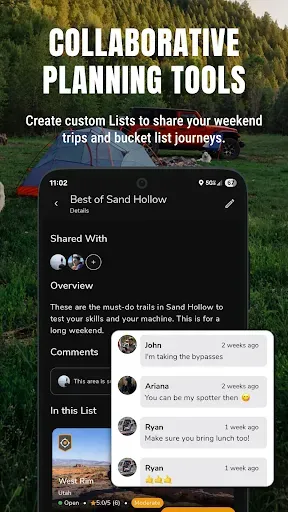 Скриншот 4 — Trails Offroad: Offline Maps