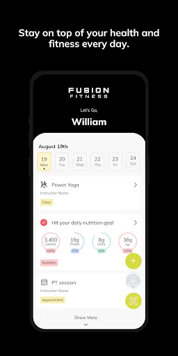 Скриншот 2 — Fusion Fitness PT