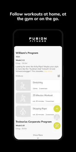 Скриншот 3 — Fusion Fitness PT