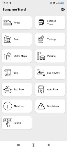 Скриншот 1 — Bangalore Metro Route Map Fare