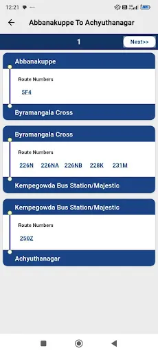 Скриншот 7 — Bangalore Metro Route Map Fare
