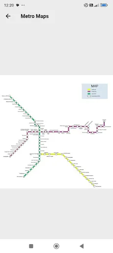 Скриншот 8 — Bangalore Metro Route Map Fare