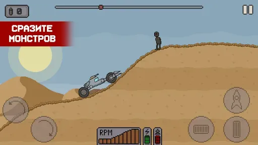 Скриншот 2 — Death Rover - Луноход и зомби