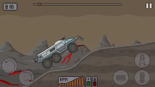 Скриншот 6 — Death Rover - Луноход и зомби