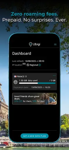 Скриншот 8 — Ubigi: Travel esim mobile data