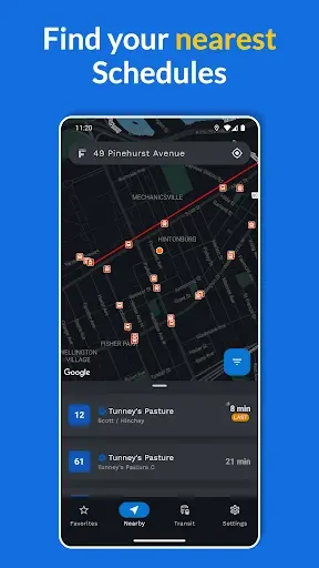 Скриншот 2 — San Diego - Bus & Train Times