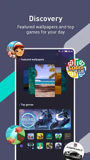 Скриншот 4 — XOS Launcher - Cool,Stylish