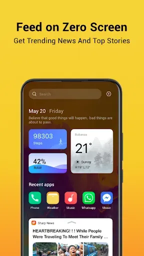Скриншот 1 — HiOS Launcher - Fast