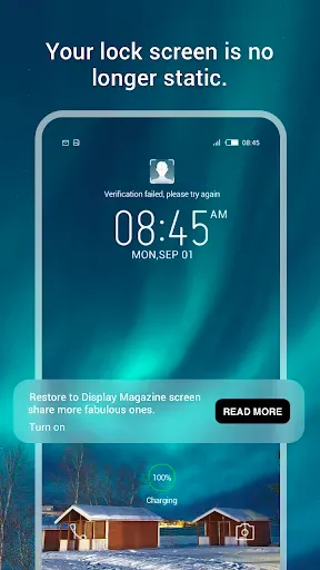 Скриншот 3 — Magazine Lockscreen HiOS