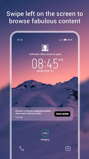 Скриншот 4 — Magazine Lockscreen HiOS